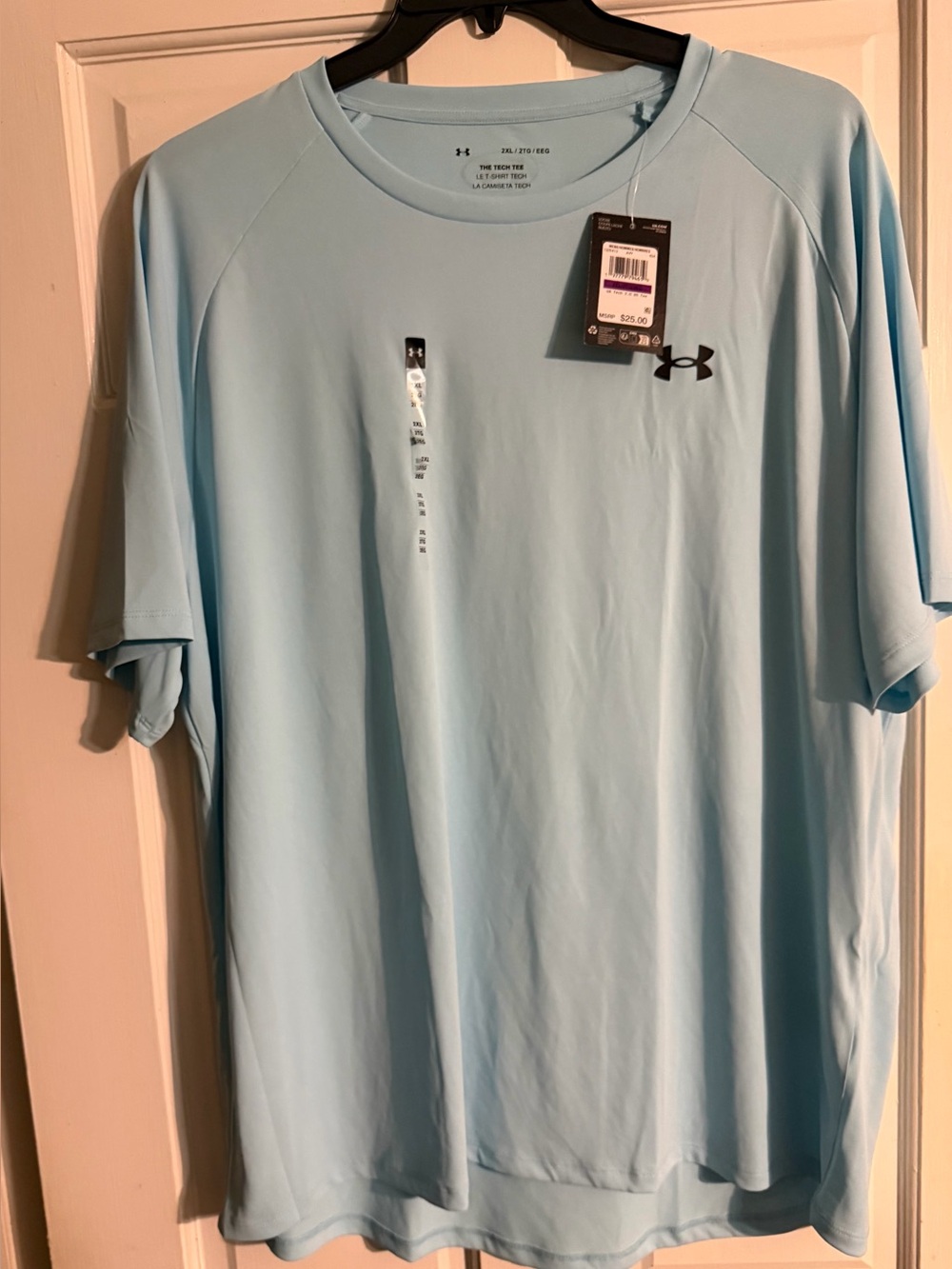 Under Armour Light Blue Short-Sleeve Performance Tee